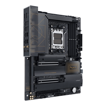 render of the Asus ProArt X670E Creator motherboard.