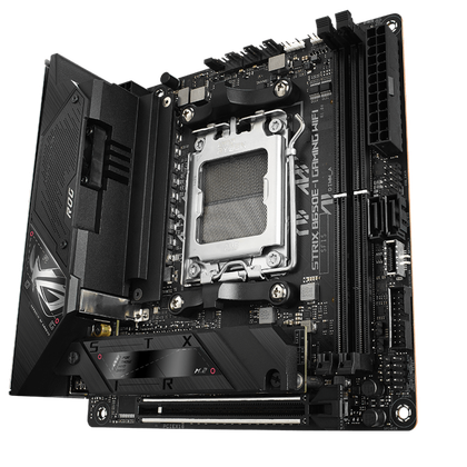 The Asus ROG Strix B650E-I Gaming motherboard.