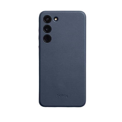 Bellroy Leather Case for Galaxy S23+ on transparent background.