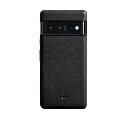 Bellroy Leather Case for Pixel 6 Pro on transparent background.