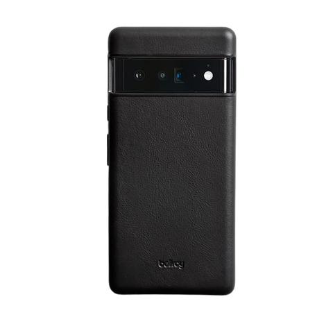 Bellroy Leather Case for Pixel 6 Pro on transparent background.