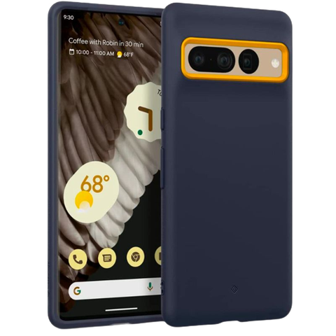 A render of the Caseology Nano pop for Pixel 7 Pro in blue color.