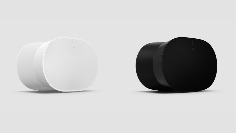 Sonos Era 300 in black and white side view