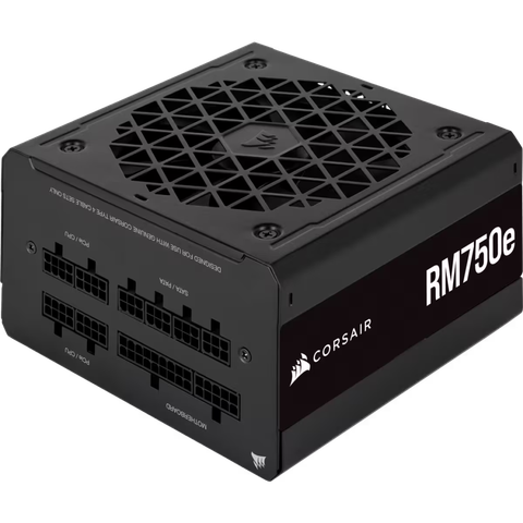 The Corsair RM750e power supply.