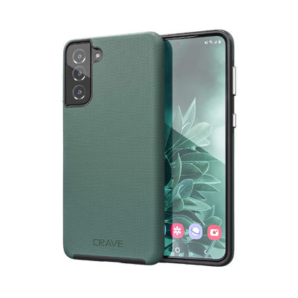 Crave Dual Guard for the Galaxy S21+ on transparent background.