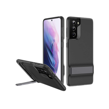 ESR Metal Kickstand for the Galaxy S21+ on transparent background.