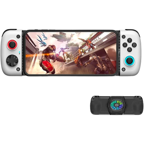 A render of the Gamesir X3 game controller in white color.