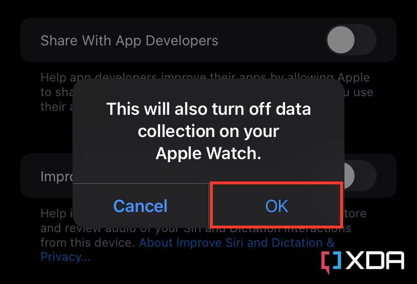 How to stop Apple from collecting diagnostic and usage data on iPhone