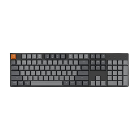 Black Keychron K10 full-sized mechanical keyboard