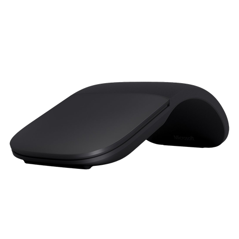 Microsoft Surface Arc black wireless mouse arched 