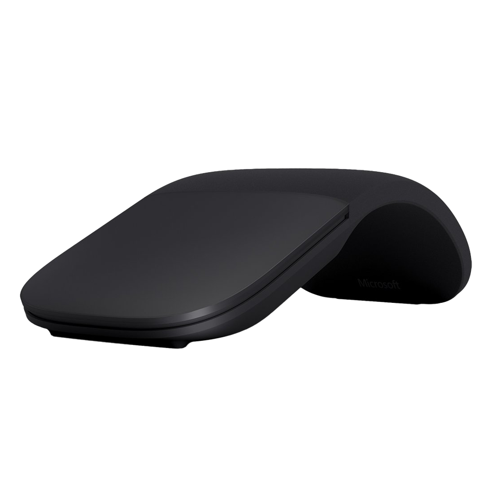 Microsoft Surface Arc black wireless mouse arched 