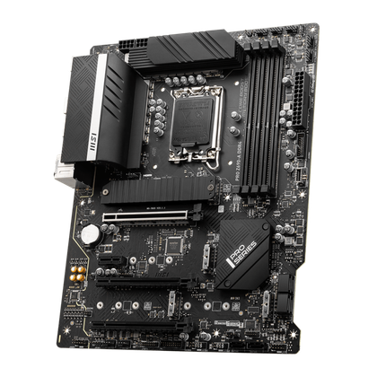 The MSI Pro Z690-A motherboard.
