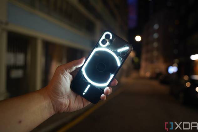 Nothing Phone 1 Black Glyph interface