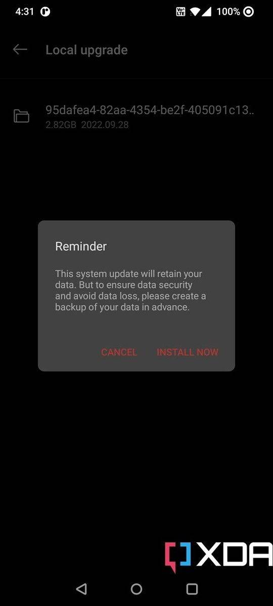 One Plus Enable Local Install How to manually install OxygenOS OTA updates on your OnePlus phone