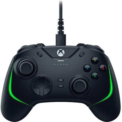 Black Razer Wolverine V2 Chroma, front view