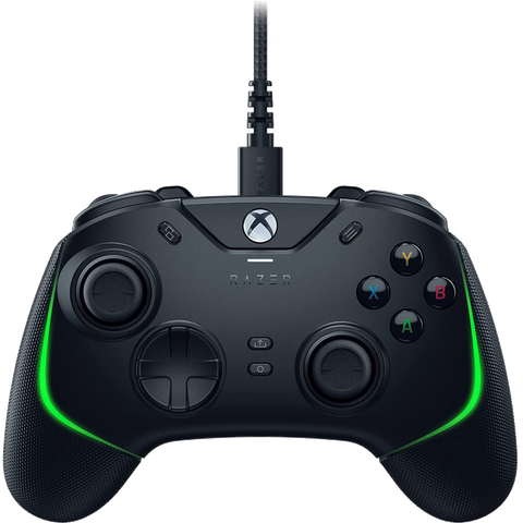 Black Razer Wolverine V2 Chroma, front view