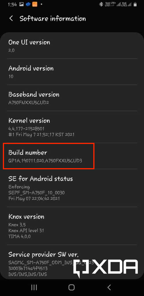 Samsung-Galaxy-Software-information-2-1