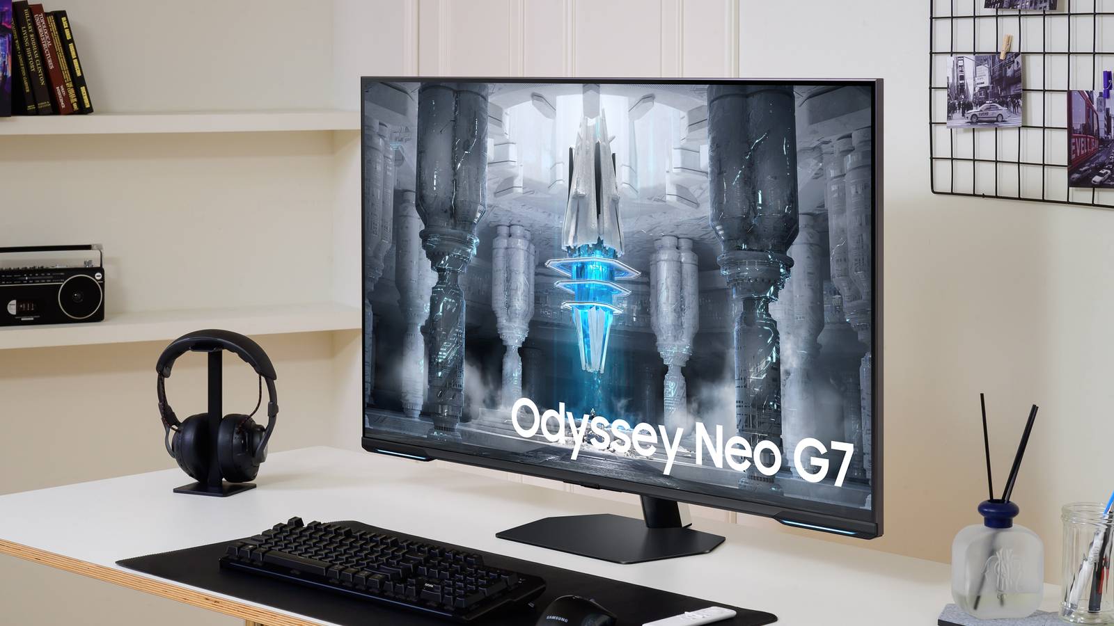 G7 Gaming Setup Samsung Odyssey G7 32in G7 Gaming Setup Odyssey G7