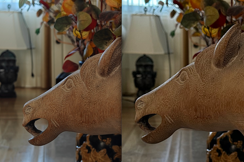 Find X6 Pro main camera (left); iPhone 14 Pro Max main camera (right)