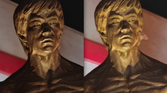 Cropped in samples of Find X6 Pro 3X zoom (left), S23 Ultra 3X zoom (right)