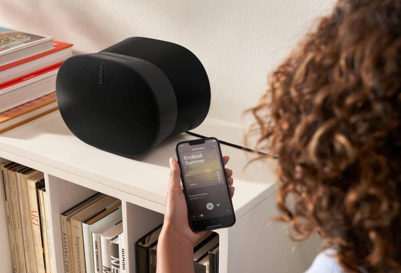  Sonos App being used with Sonos Era 300 speaker