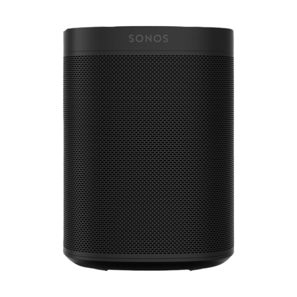 Sonos One on transparent background.