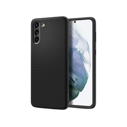 Spigen Liquid Air for the Galaxy S21+ on transparent background.