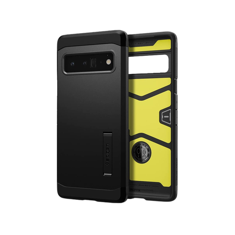 Spigen Tough Armor for Pixel 6 Pro on transparent background.