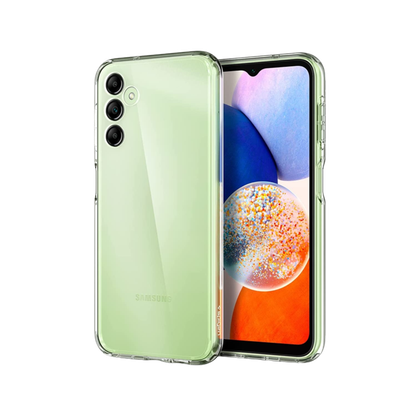 Spigen Ultra Hybrid for Galaxy A14 on transparent background.