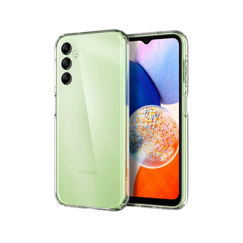 Spigen Ultra Hybrid for Galaxy A14 on transparent background.