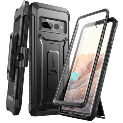 A render of the SUPCASE UB pro for pixel  7 pro in black color.