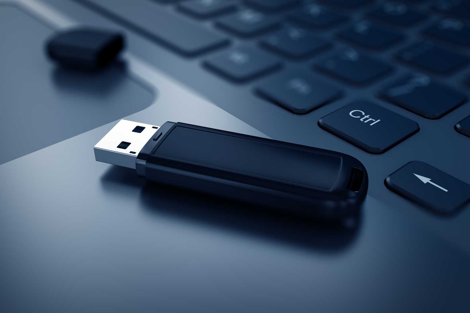 usb flash drive files