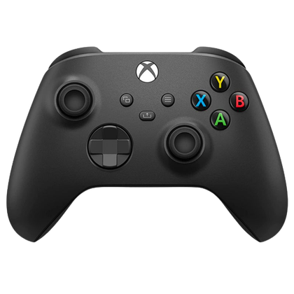 A render of the Xbox Core controller in black color.