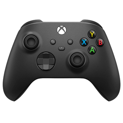 A render of the Xbox Core controller in black color.