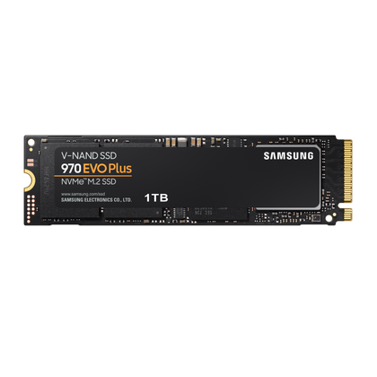 The Samsung 970 Evo Plus SSD.
