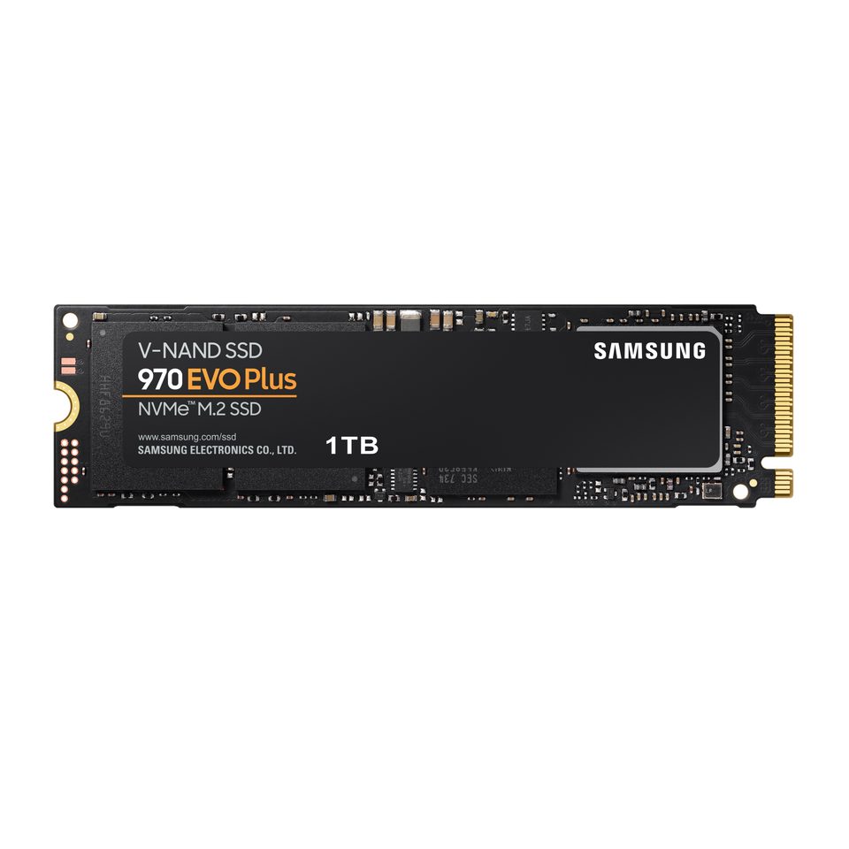 The Samsung 970 Evo Plus SSD.
