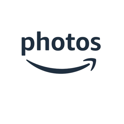 A render showing the Amazon Photos logo in black color.