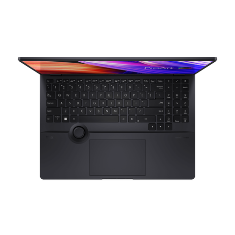 Render of the Asus ProArt StudioBook 16 OLED laptop