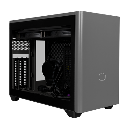The Cooler Master MasterBox NR200P mini-ITX PC case.