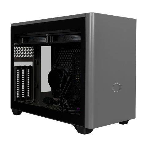 The Cooler Master MasterBox NR200P mini-ITX PC case.