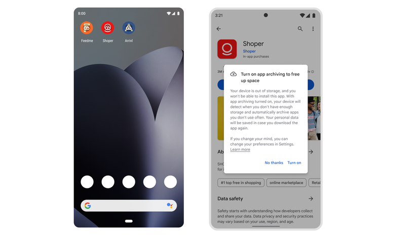 Auto-archive will offload unused apps on Android, just like the iPhone