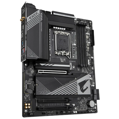 The Gigabyte B760 Aorus Elite motherboard.