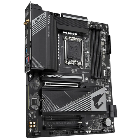 The Gigabyte B760 Aorus Elite motherboard.