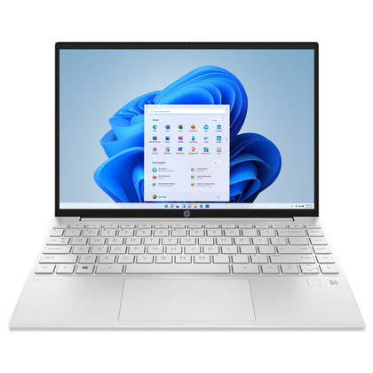 Front view of the HP Pavilion Aero 13 2023 laptop