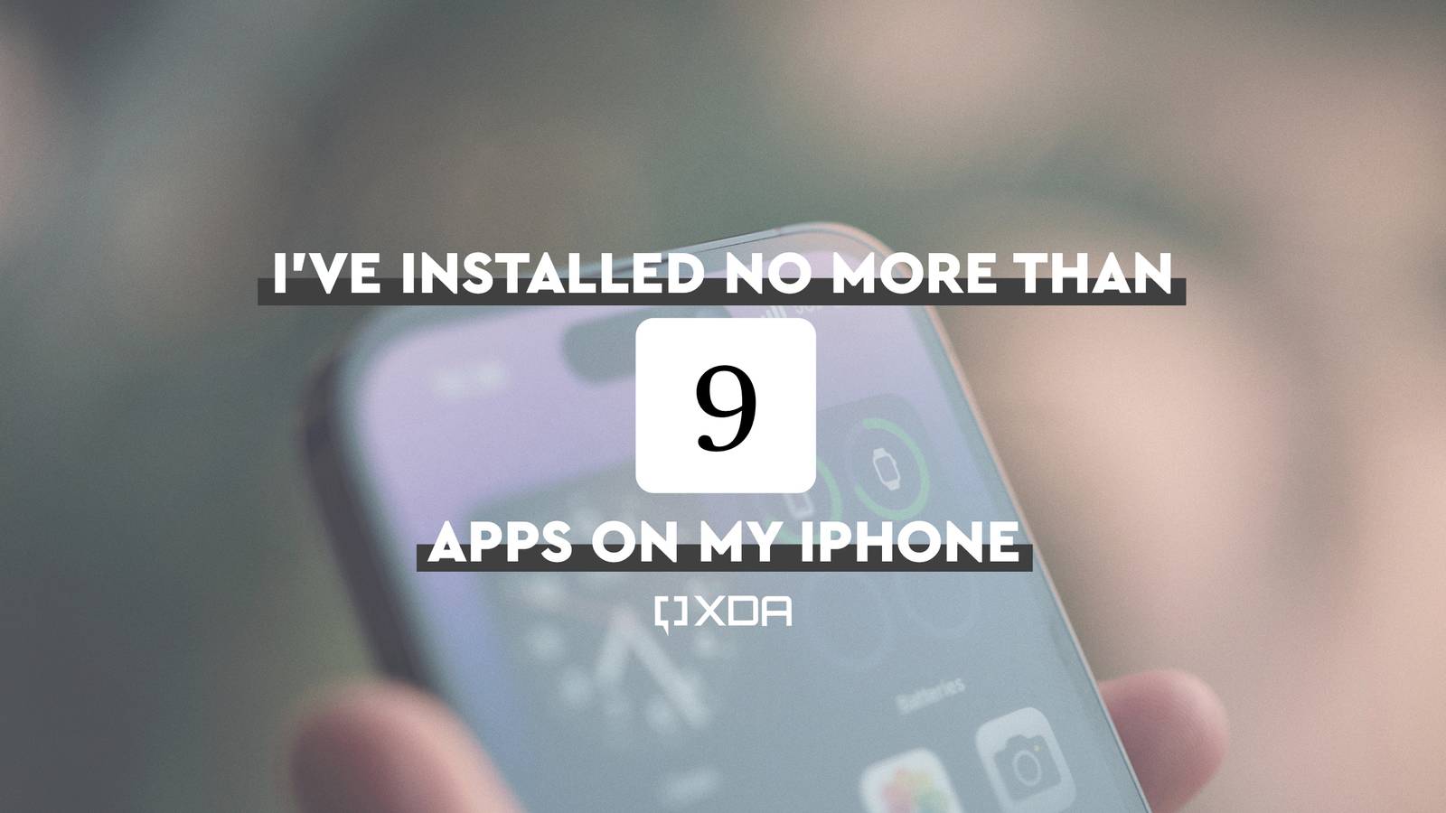 First Than App How I get away with installing no more than nine apps on my iPhone