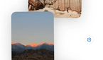 A screenshot showing an iMessage conversation window with some photos.