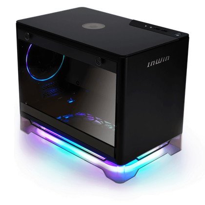 The InWin A1 Plus mini-ITX PC case.