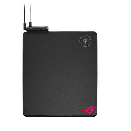 Top-down view of ASUS ROG Balteus Qi mousepad