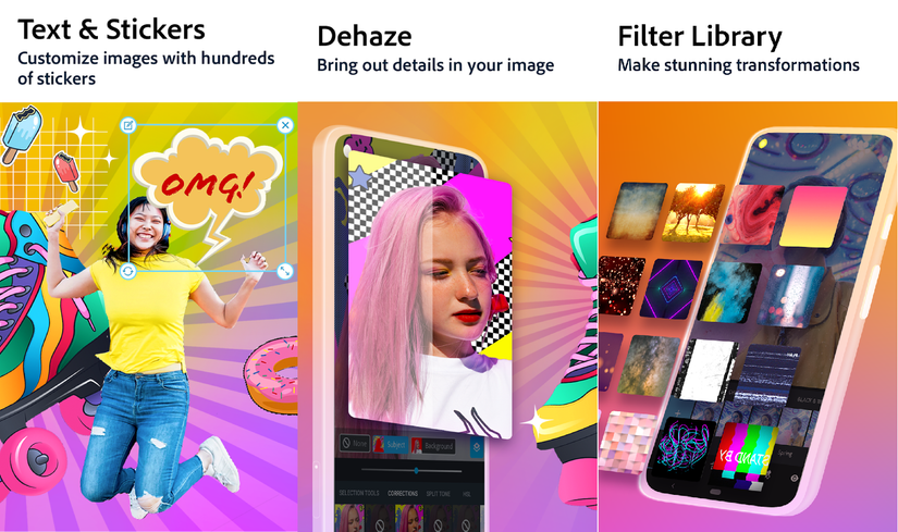 Photoshop express features