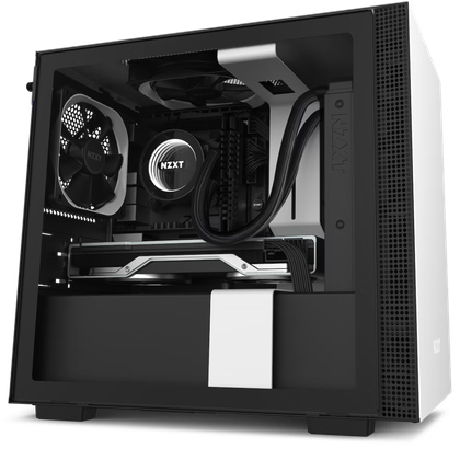 The NZXT H210 mini-ITX PC case.